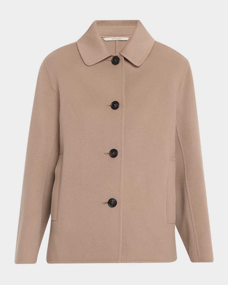 Lily Brushed Wool Shirt Jacket
